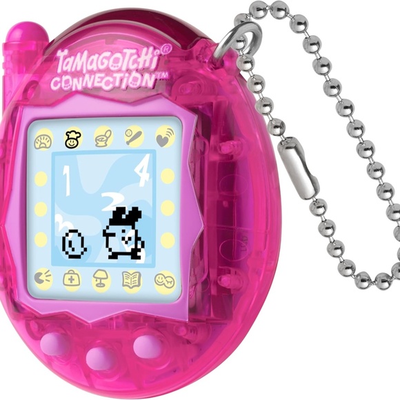 Tamagotchi Connection - Translucent Pink NO BOX / BATTERY - Picture 4 of 9